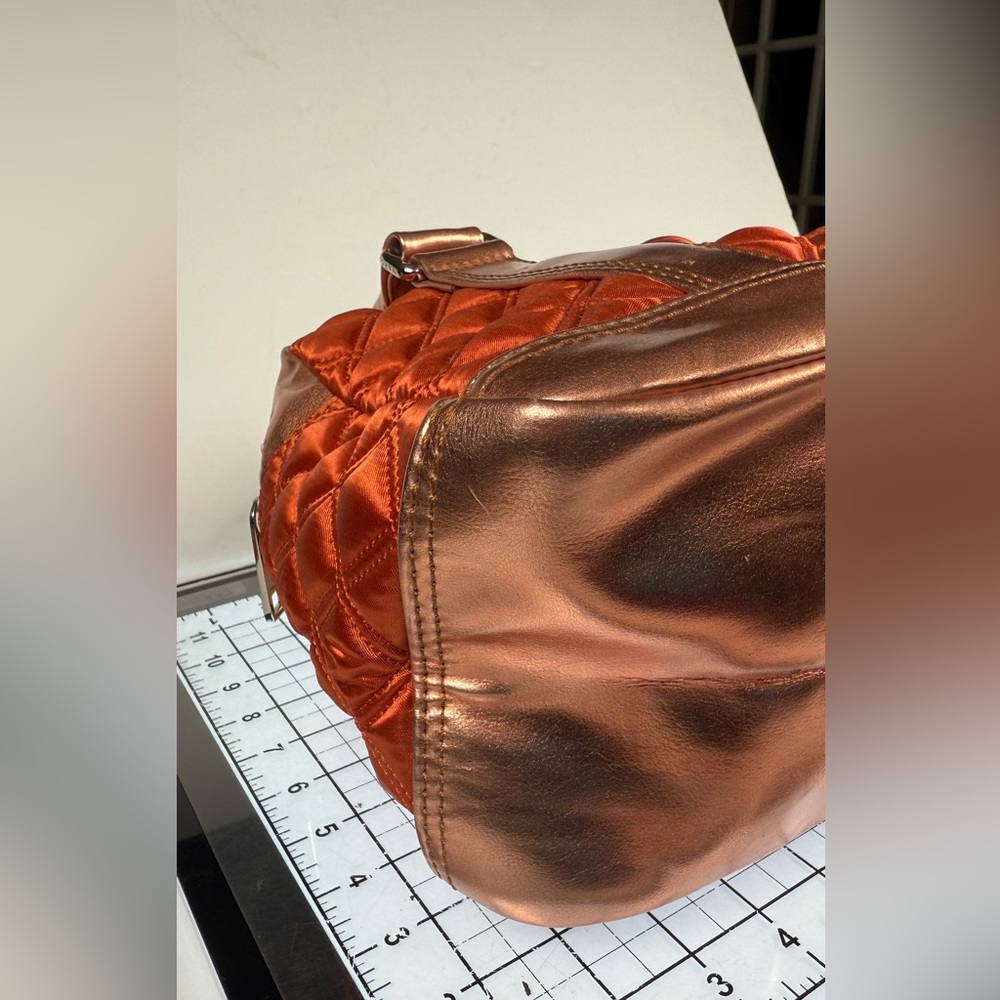 Marc by Marc Quilted Copper Orange Handbag. GOOD used - Picture 8 of 14